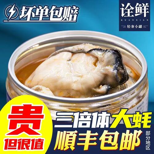 【捞汁生蚝】三倍体麻辣蒜蓉生蚝小海鲜下酒菜海鲜下饭菜特大号