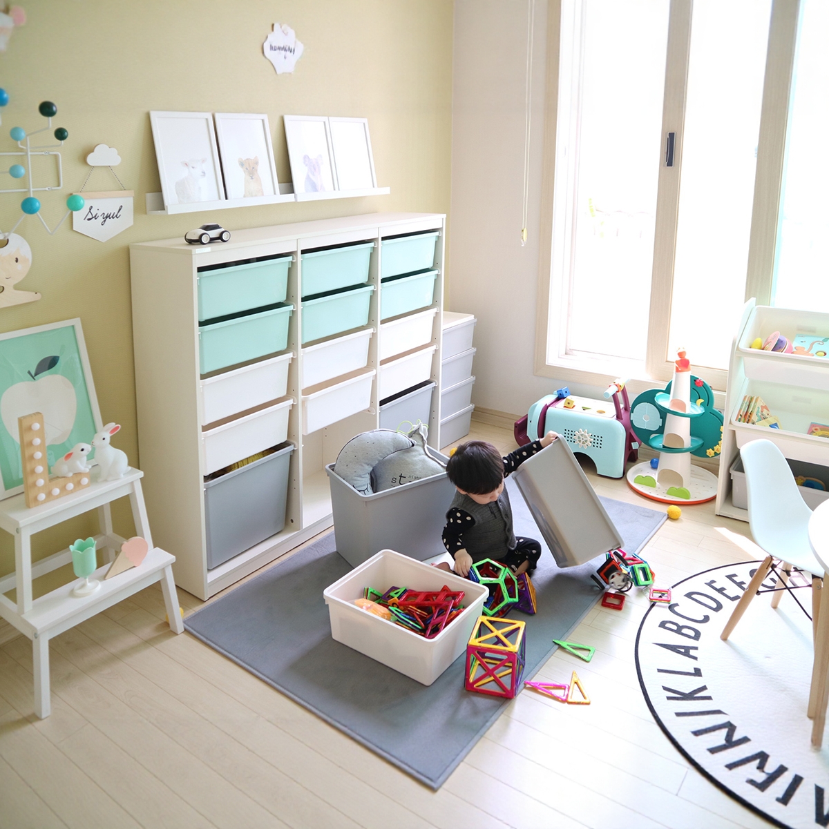 汉森收纳储物柜抽屉式丰富配色