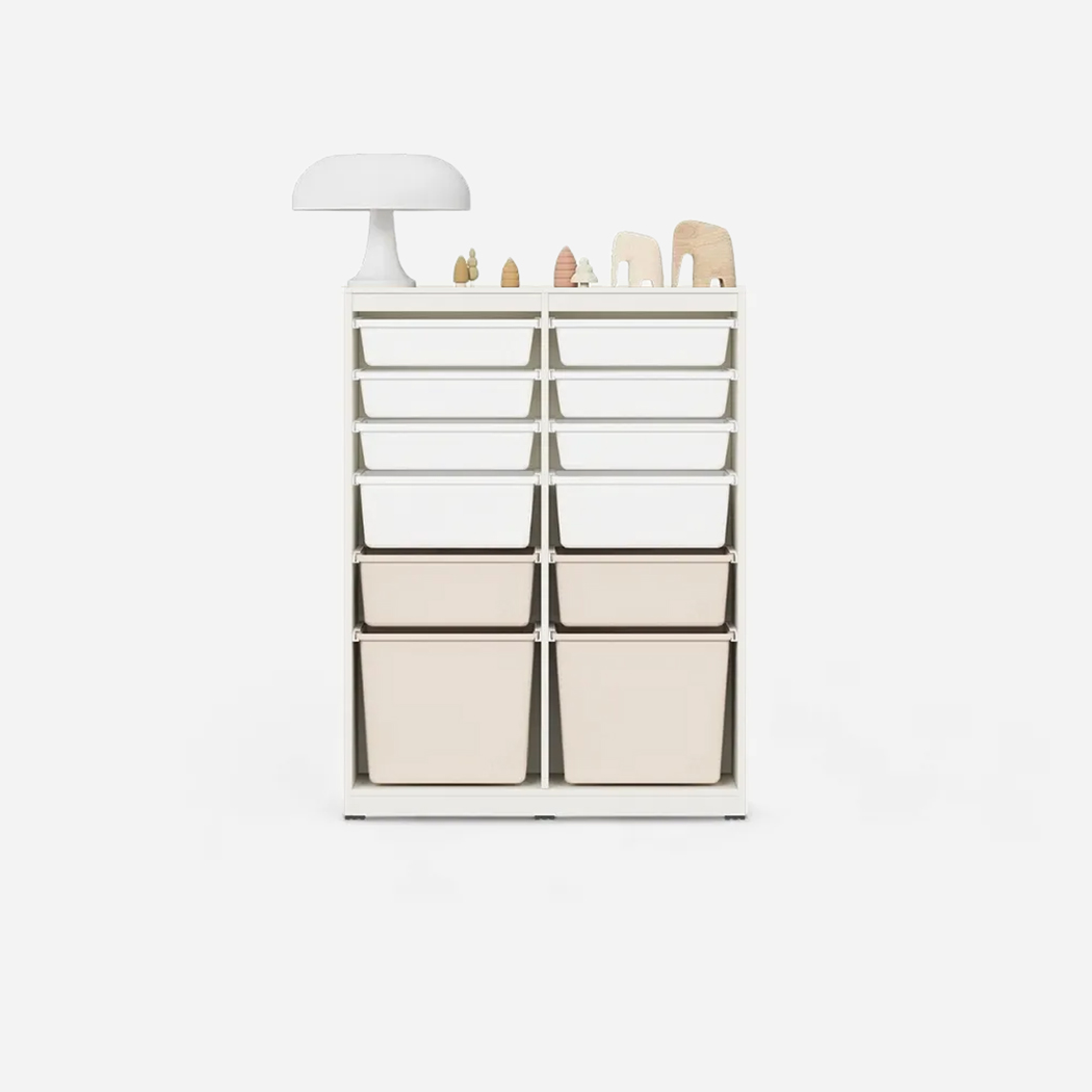 实木多层抽屉柜儿童玩具收纳柜