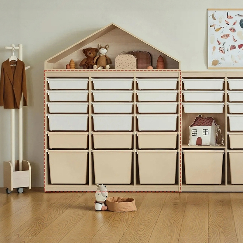 汉森实木储物柜儿童玩具柜