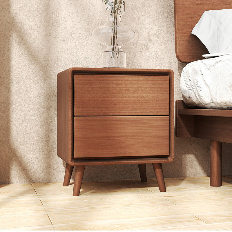 hanssem汉森实木床头柜榉木原木色收纳储物柜简约现代卧室家具,住宅家具,床头柜,淘宝优惠券,粉丝福利购,淘宝优惠卷
