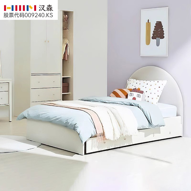 儿童床汉森实木抽屉储物E0环保