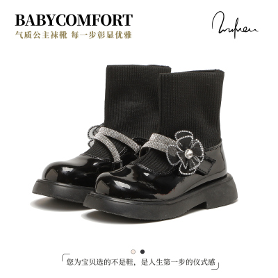 女童公主小皮鞋2025新款