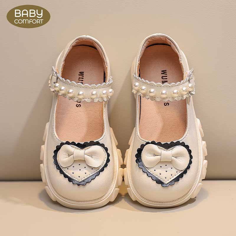baby comfort女童皮鞋新款宝宝儿童春秋软底真皮2022年女童鞋公主