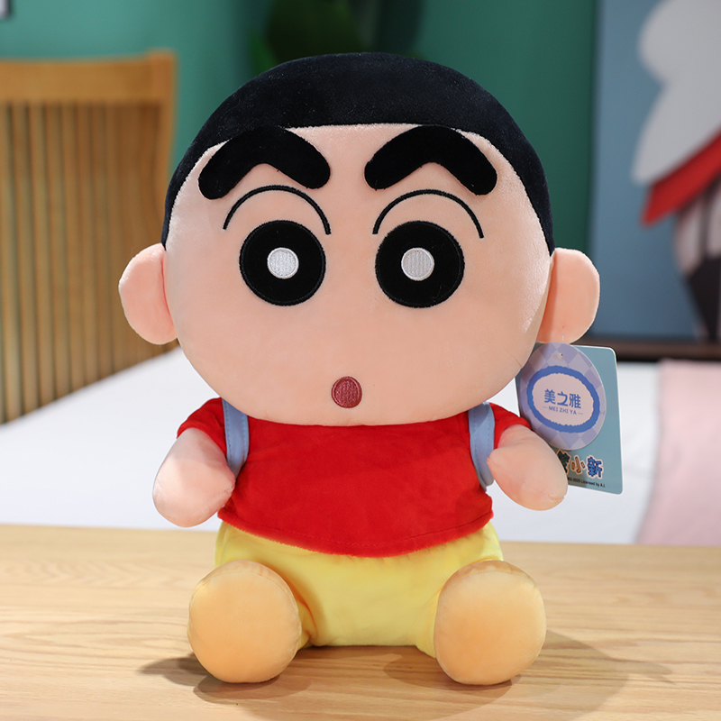 原装正版蜡笔小新毛绒公仔