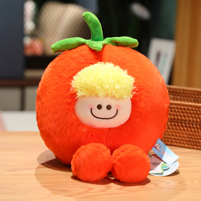 超软柿子柿柿如意玩偶