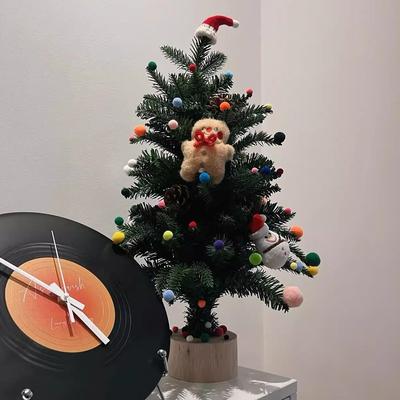 圣诞节装饰迷你树摆件diy