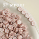 9.5mm进口粉色樱花捷克琉璃百搭串珠配件diy手工串珠饰品材料