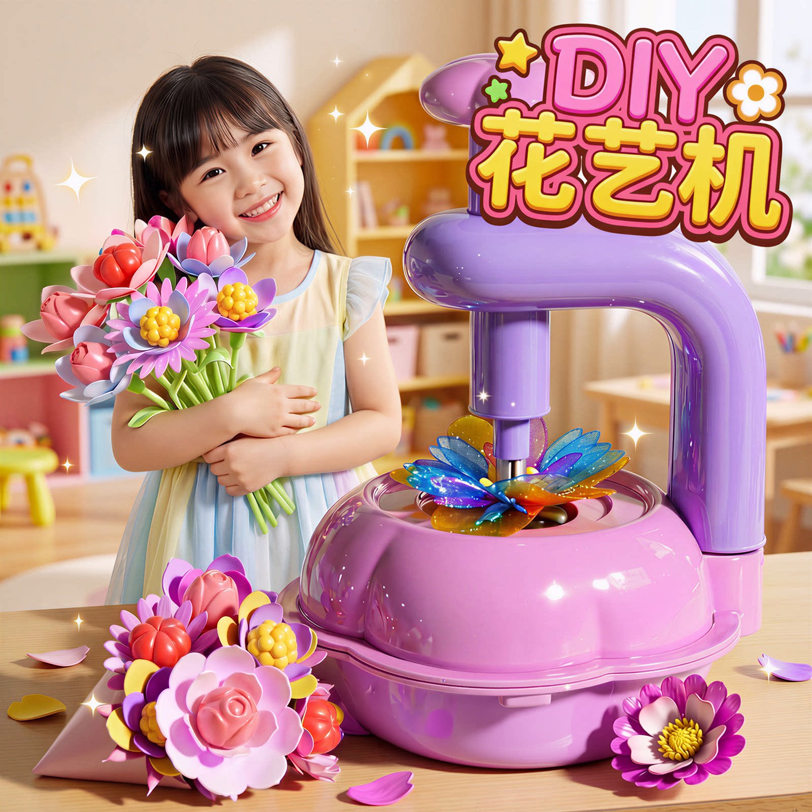 2026益智9手工diy礼物8小孩12儿童玩具3女孩子6岁5女童4的10生日7