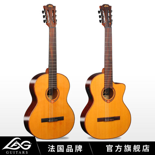 LAG古典吉他面单单板电箱