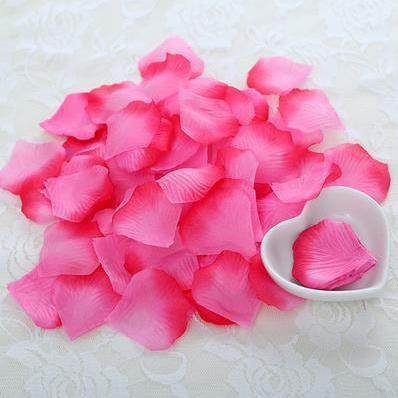 100片/包仿真花瓣假花瓣婚庆花瓣装饰花瓣5*5