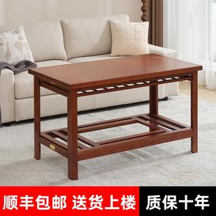 湖南烤火桌子全套实木家用1.2米1.5米长方形折叠烤火架冬季小户型