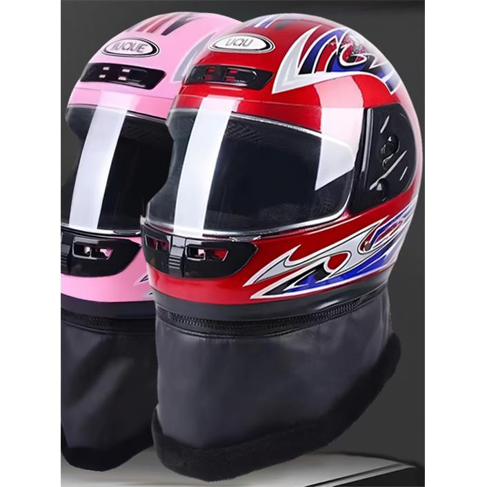 女款防寒电动车头盔女士冬季保暖安全帽秋冬季新国标A类男女士冬