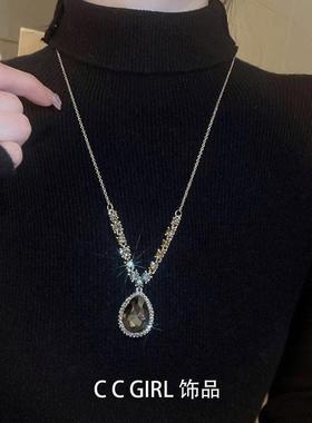 精致高级感毛衣链长款法式毛衣链时尚秋冬百搭项链女轻奢高级感潮