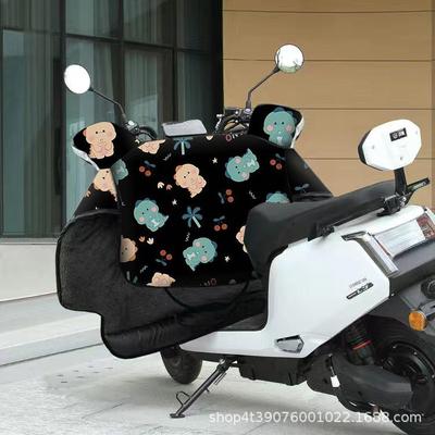 特厚特大号挡风被电动车挡风被双面防水冬季加绒加厚电瓶摩托车防
