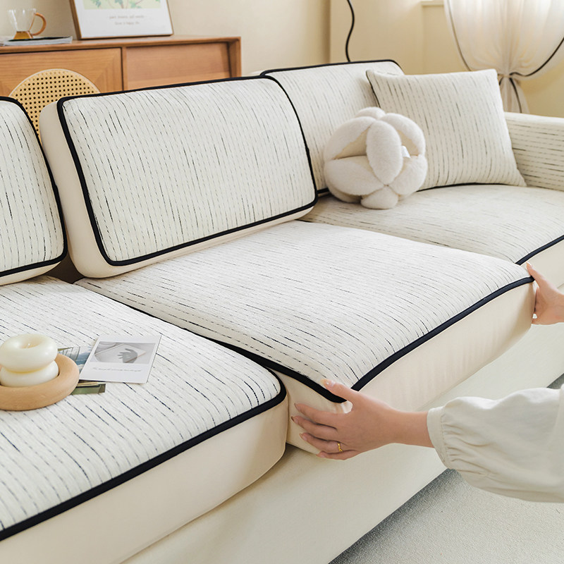 雪尼尔沙发套罩全包万能高档弹力四季通用贵妃直排沙发坐垫套罩笠,居家布艺,沙发垫,淘宝优惠券,粉丝福利购,淘宝优惠卷