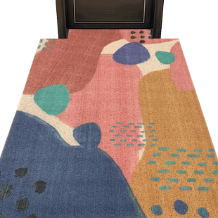 丝圈入户门地垫可裁剪刮沙蹭土脚垫门垫轻奢家用玄关进门地毯防滑