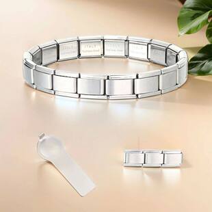 Italian Charm Bracelets DIY Basic Chain Stainless Steel Bang