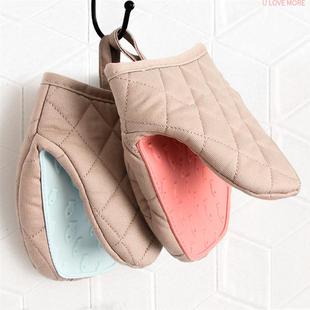 One Piece Silicone Anti-scalding Oven Gloves Mitts Kitchen S
