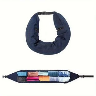 1 Piece Travel Neck Pillow with Clothes Stuff 3-in-1 Neck Tr