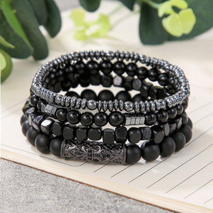 set men Cross jewelry男士 bracelet atmospheric 手链 border