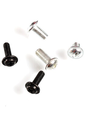 十字圆头带垫螺丝镀锌盘头带垫发黑螺钉带垫自带垫M2M2.5M3M4M5