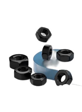 316黑色不锈钢螺母六角螺帽螺丝帽大全M3M4M5M6M8M10M12M14M16M18