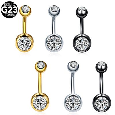1PC Titanium Navel Piercings Nombril Banana Earring Goth