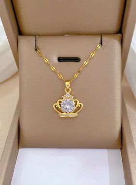 Exquisite Hollow Crown, Light and Luxurious Stainless Steel