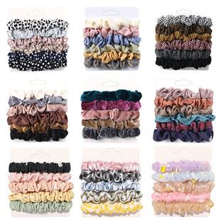 6/5 Pcs/set Woman Scrunchies Sets Velvet Hair Ties Girls