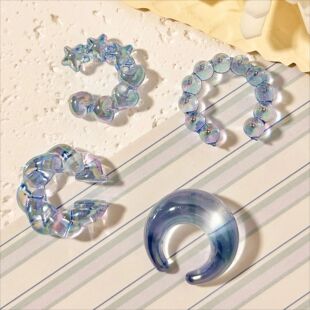 4PCS Women Threadless Ear Cuffs Set Fashion Europe US