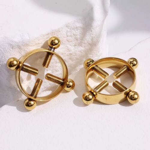 Stainless Steel No Piercing Accessories Adjustable Breast