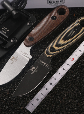 ESEE-IZULA II 蚂蚁战术水果刀户外生存多功能小直刀露营便携刀具