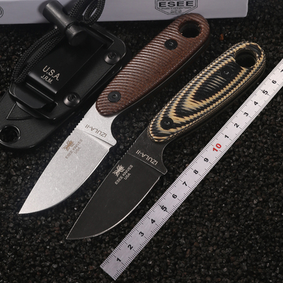 ESEE-IZULA II 蚂蚁战术水果刀户外生存多功能小直刀露营便携刀具