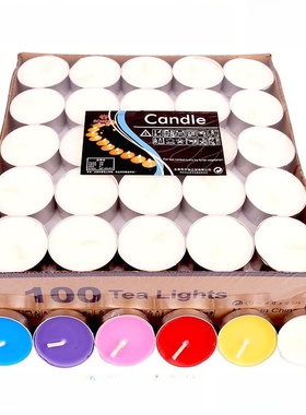 50pcs/Pack Flameless Candles Tea Lights Candle Tealight