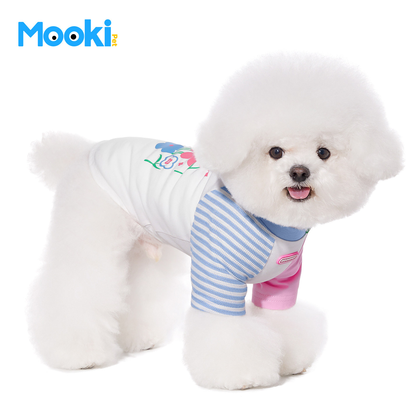 mookipet宠物服饰狗狗猫咪衣服春夏新款小型犬比熊雪纳瑞泰迪T恤