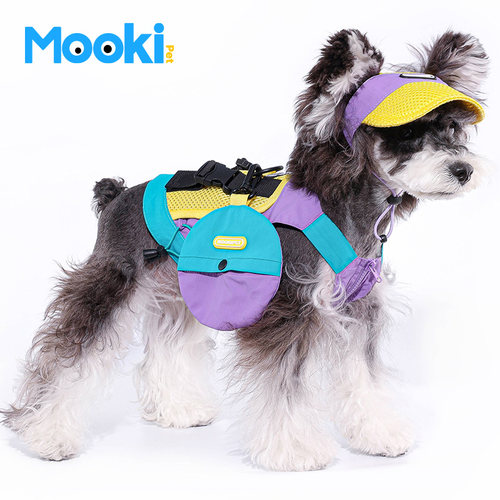 mookipet宠物狗狗可牵引马甲帅气