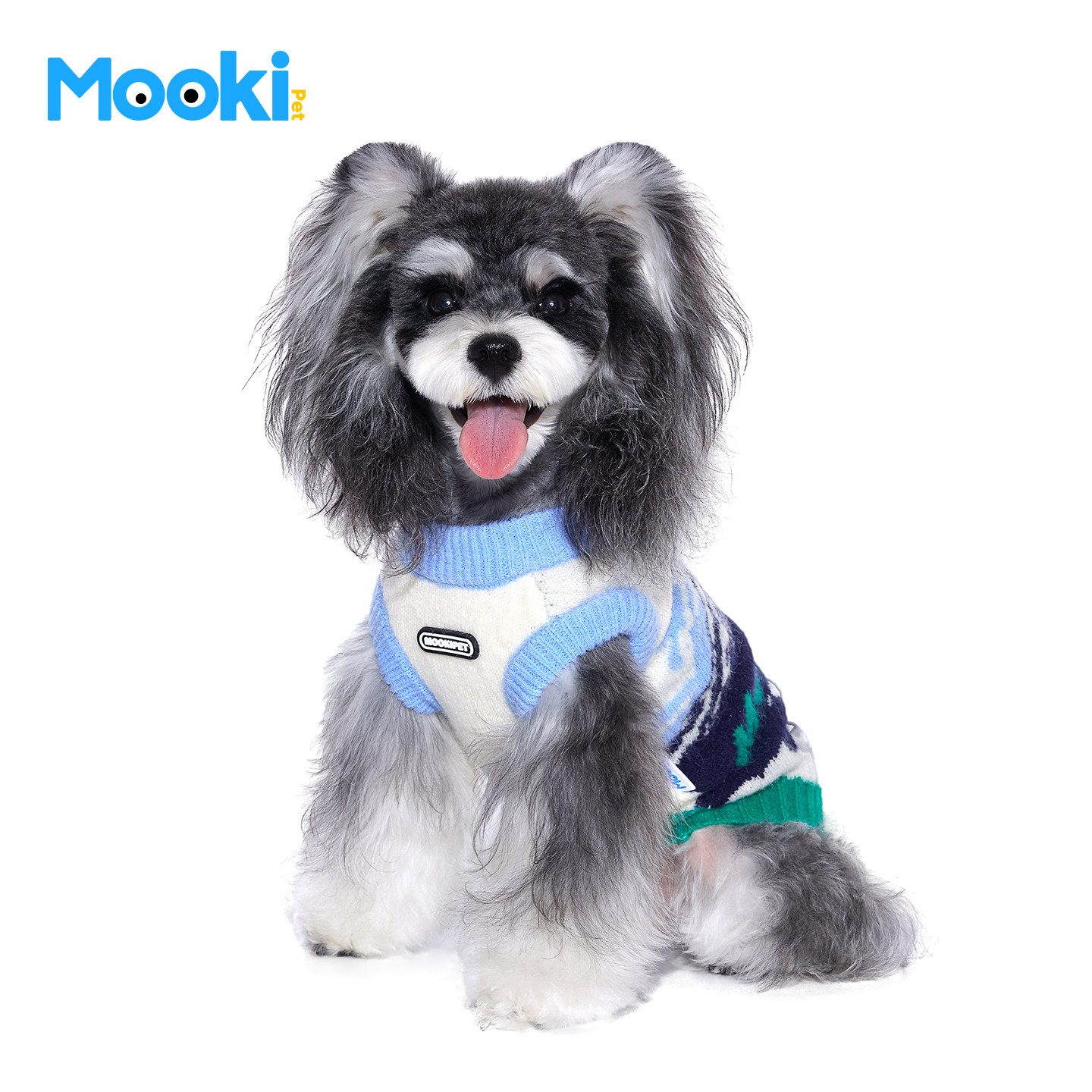 mookipet猫咪狗狗春装毛衣背心雪纳瑞比熊小中型犬保暖加厚衣服