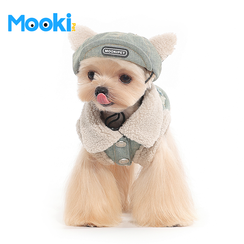 mookipet宠物冬季贝雷帽可爱