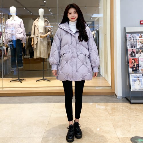 大码韩版女冬季新款洋气保暖外套