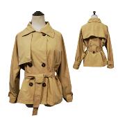 休闲百搭收腰显瘦短款 2024秋季 时尚 韩版 风衣外套女上衣潮 新款