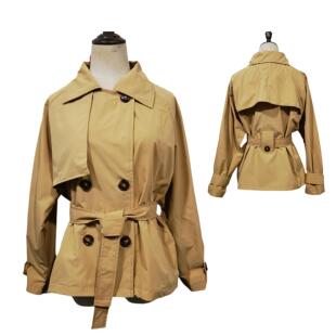 休闲百搭收腰显瘦短款 2024秋季 时尚 韩版 风衣外套女上衣潮 新款