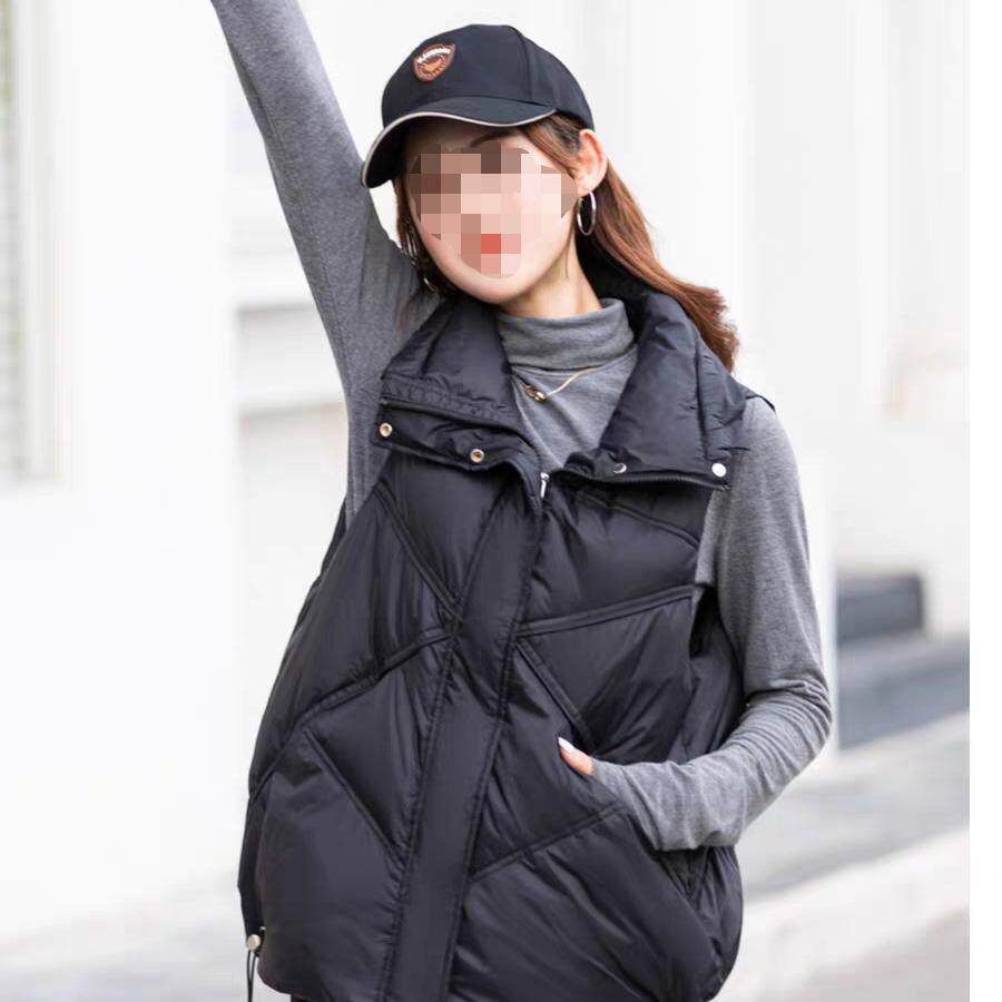 羽绒马甲女款2025新款外穿独特超好看的休闲风今年流行爆款轻薄