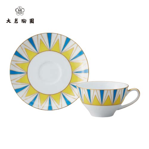 日本大仓陶园OKURA_100th杯艺术装饰咖啡杯碟日式下午茶轻奢