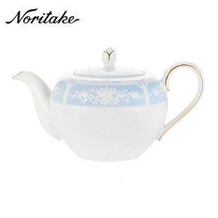 Noritake则武 LACEWOOD欧式 小茶壶单壶家用下午茶茶具新婚礼盒装