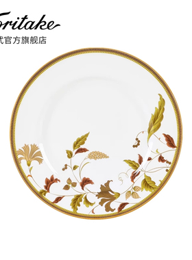 Noritake则武 ISLAY日式精致家用骨瓷盘子菜盘家用平盘高级感