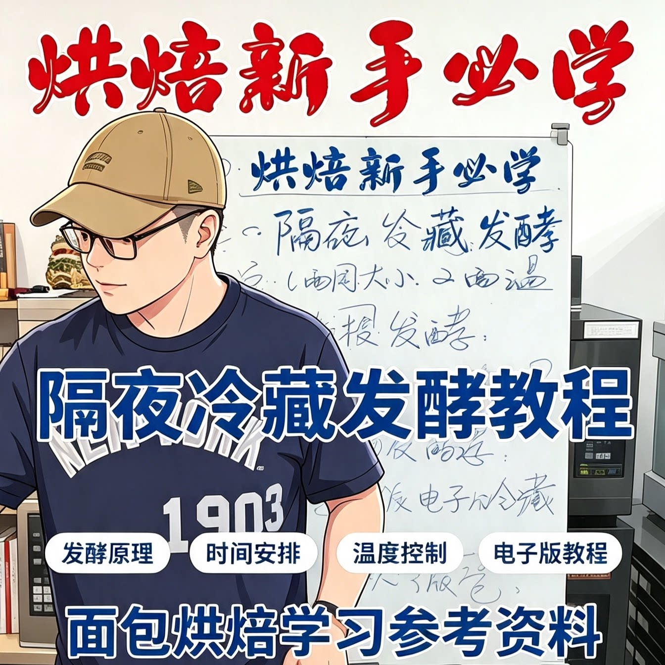 面包隔夜冷藏发酵烘焙教程温湿度刻录盘个性化服务