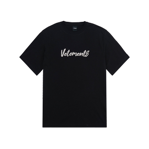 VETEMENTS24夏季新款短袖正面和后背徽标印花情侣短袖T恤34152012