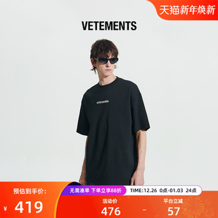T恤35352034 短袖 VETEMENTS新款 270g100%棉爱心印花工艺男女同款