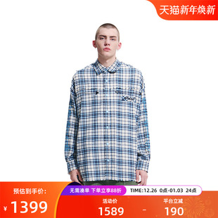 格纹休闲百搭男女纯棉长袖 经典 35530006 衬衫 VETEMENTS新款